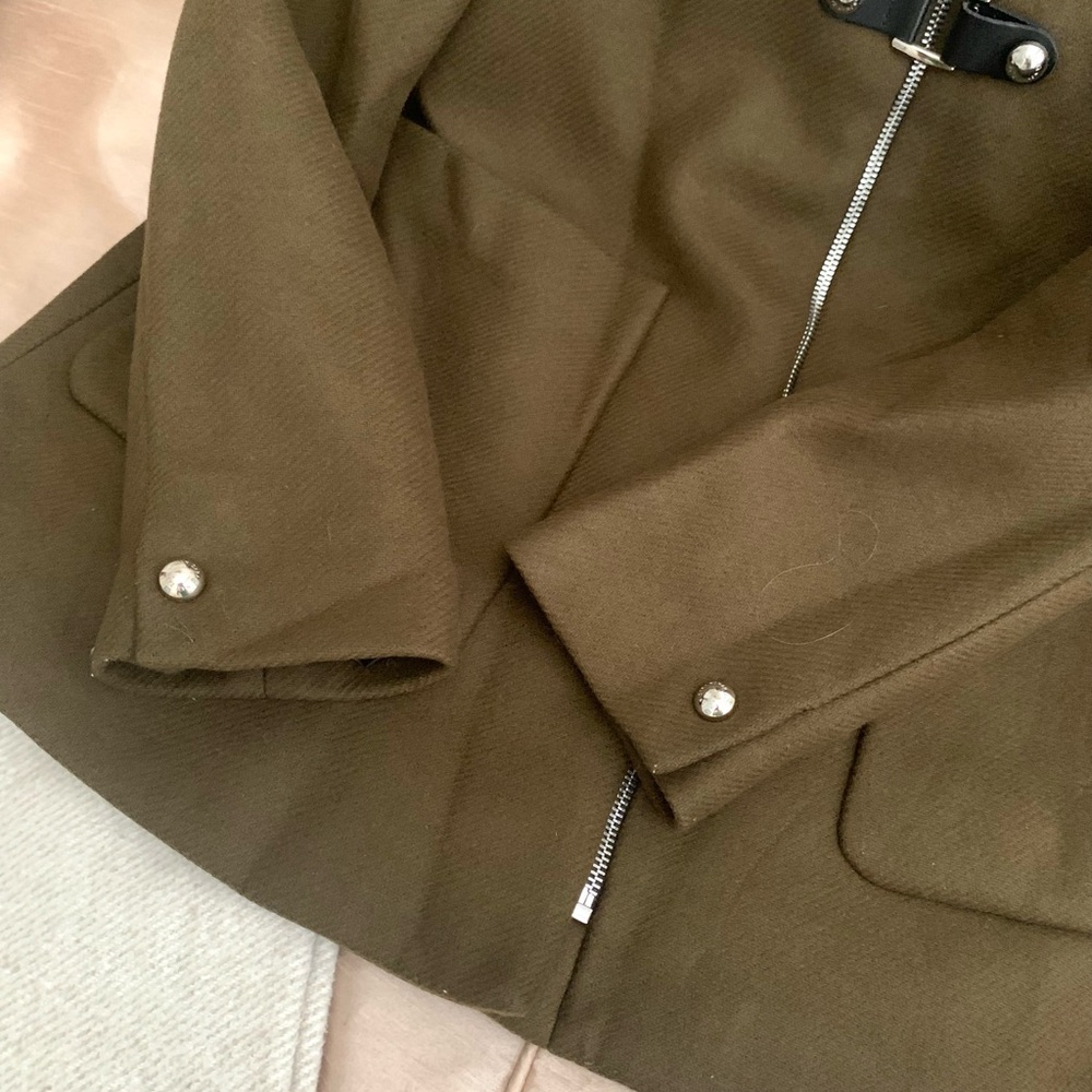 Zara Wool Fur Hooded Jacket - Picture 7 of 14